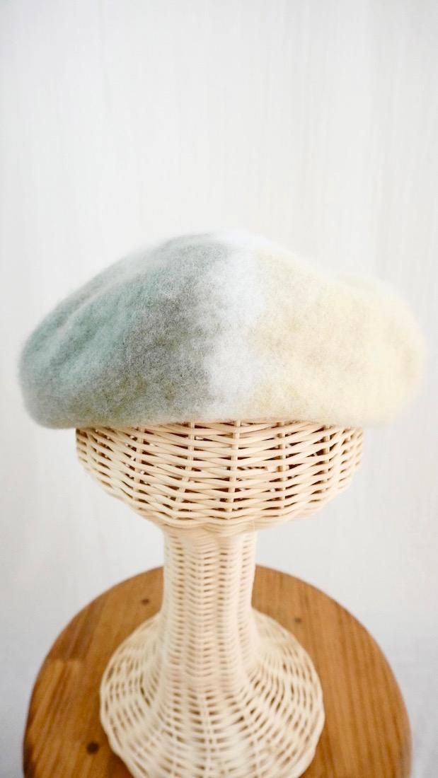 Wool Bellet   Custard x GreenTea  