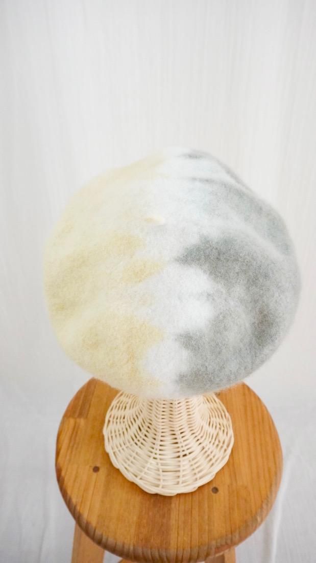 Wool Bellet   Custard x GreenTea  