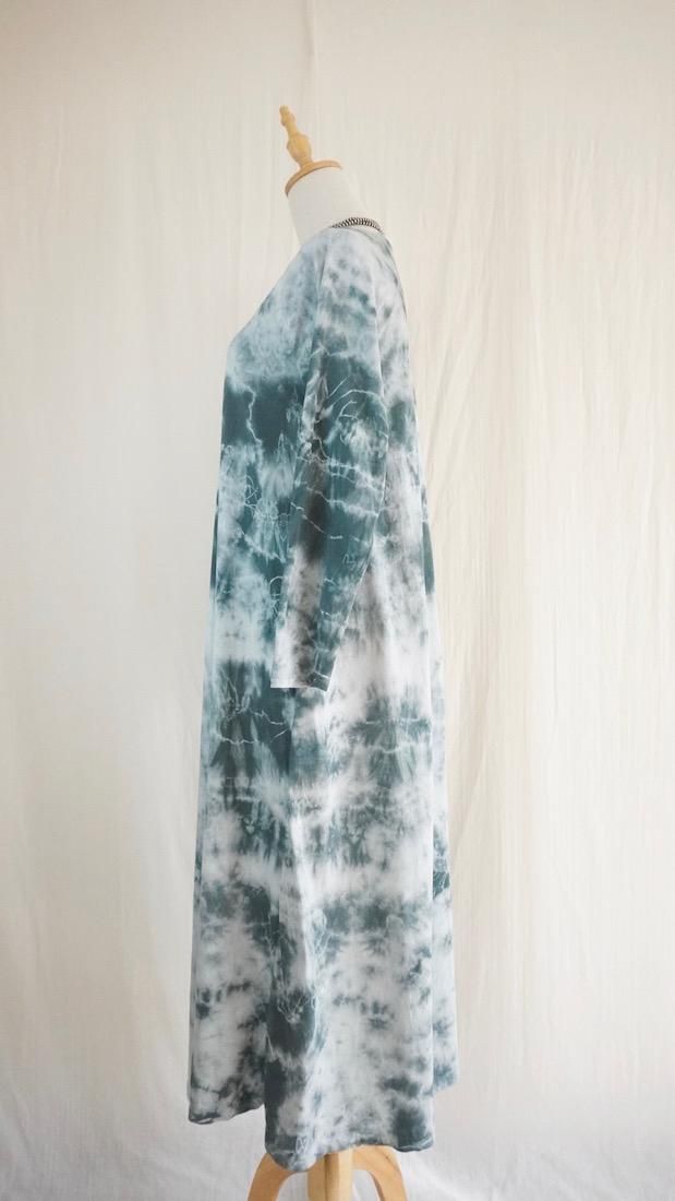 Cotton Long Sleeve OP  Black x Lightgray 