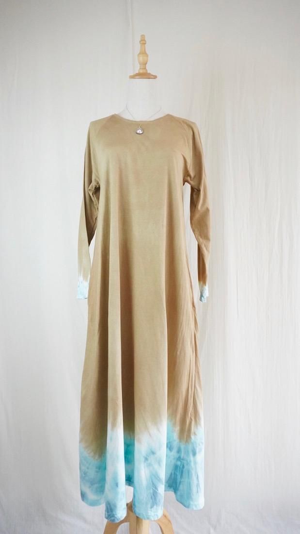 Cotton Long Sleeve OP “ Hazelnuts x Vintageblue ”