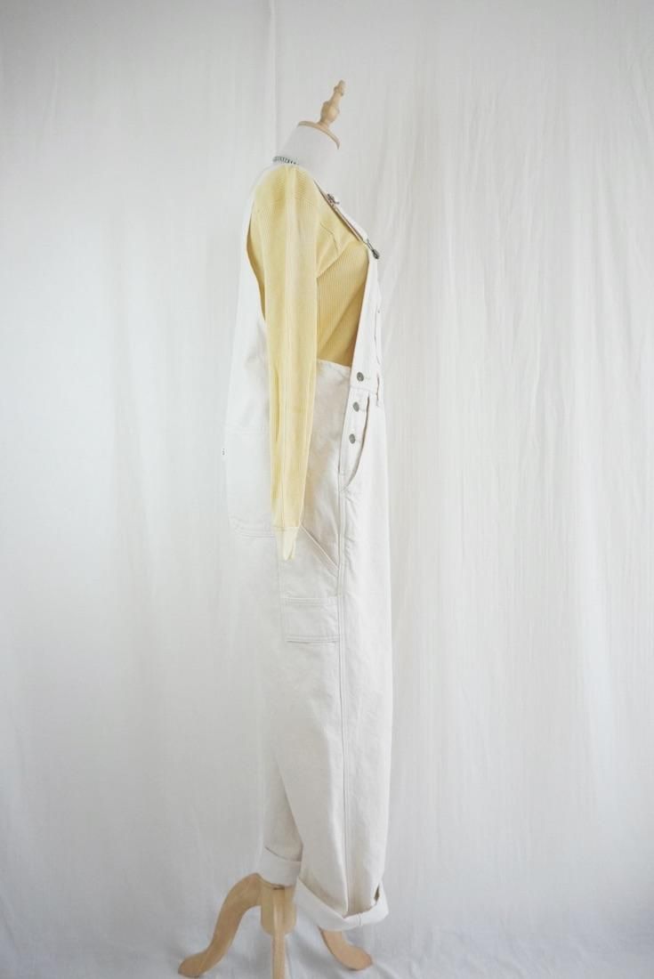 Organic Cotton Denim Overall   Natural 