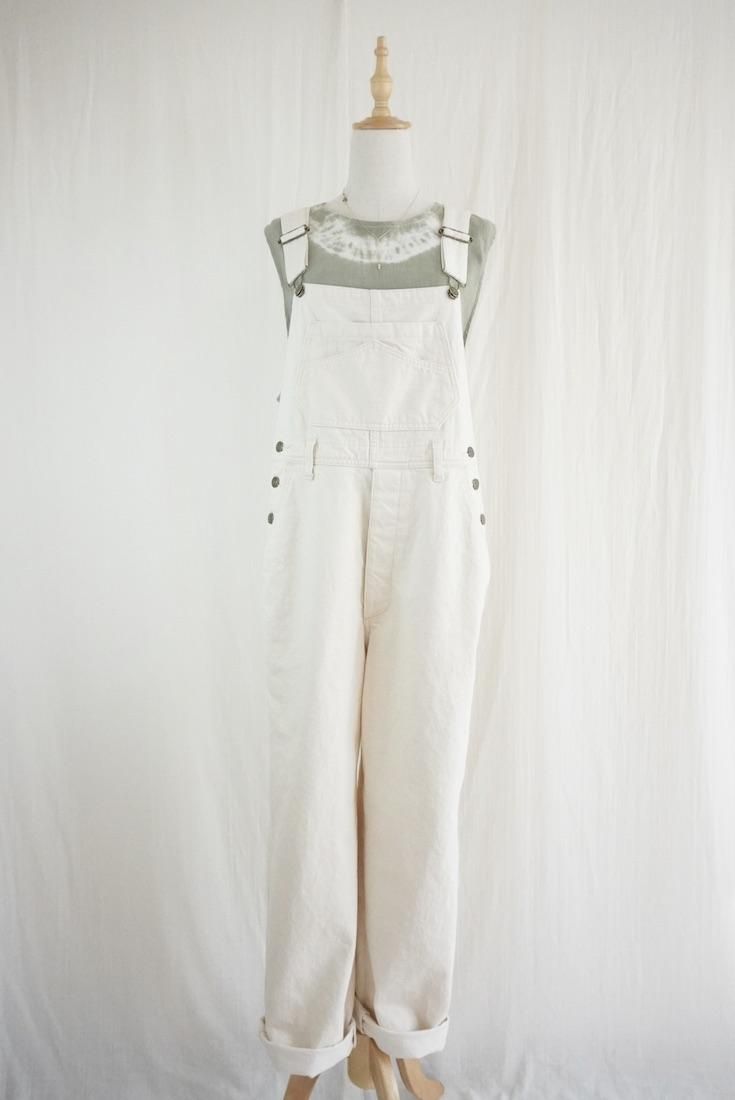 Organic Cotton Denim Overall   Natural 