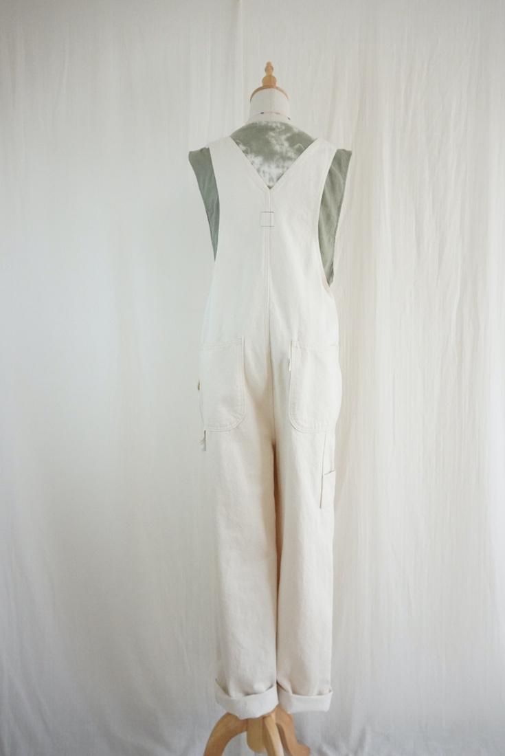 Organic Cotton Denim Overall   Natural 