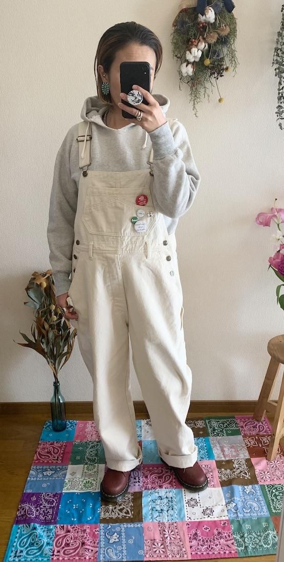 Organic Cotton Denim Overall   Natural 