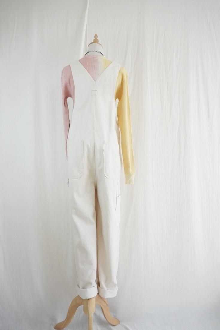 Organic Cotton Denim Overall   Natural 