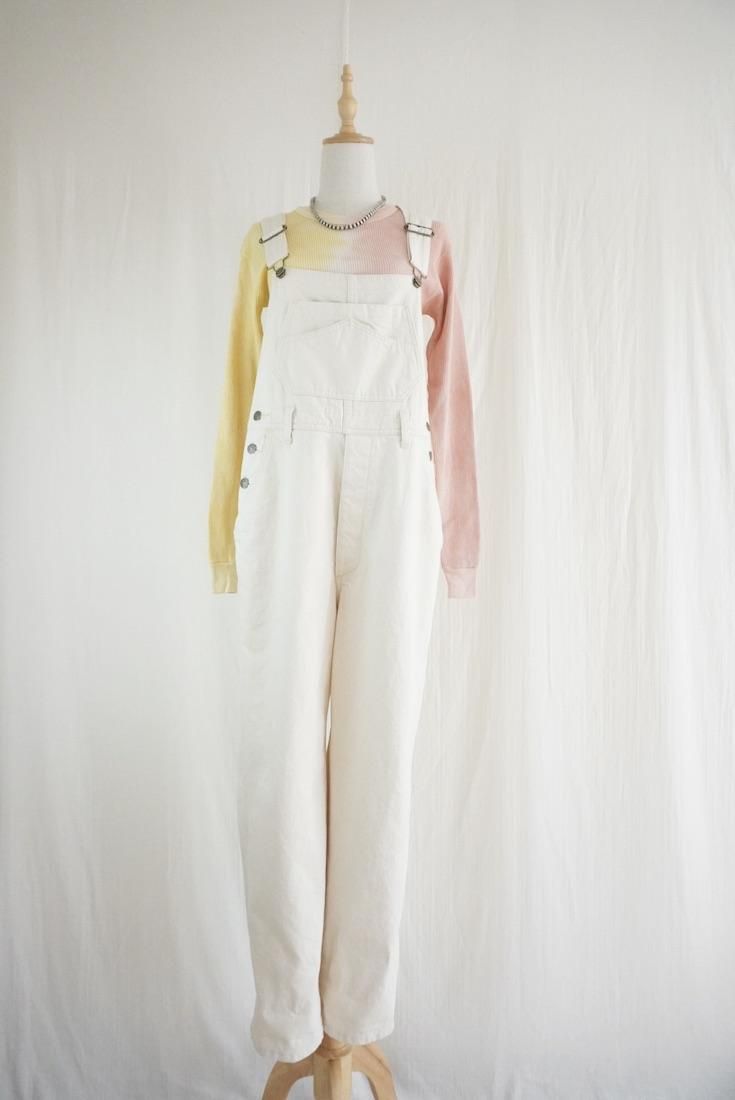 Organic Cotton Denim Overall   Natural 