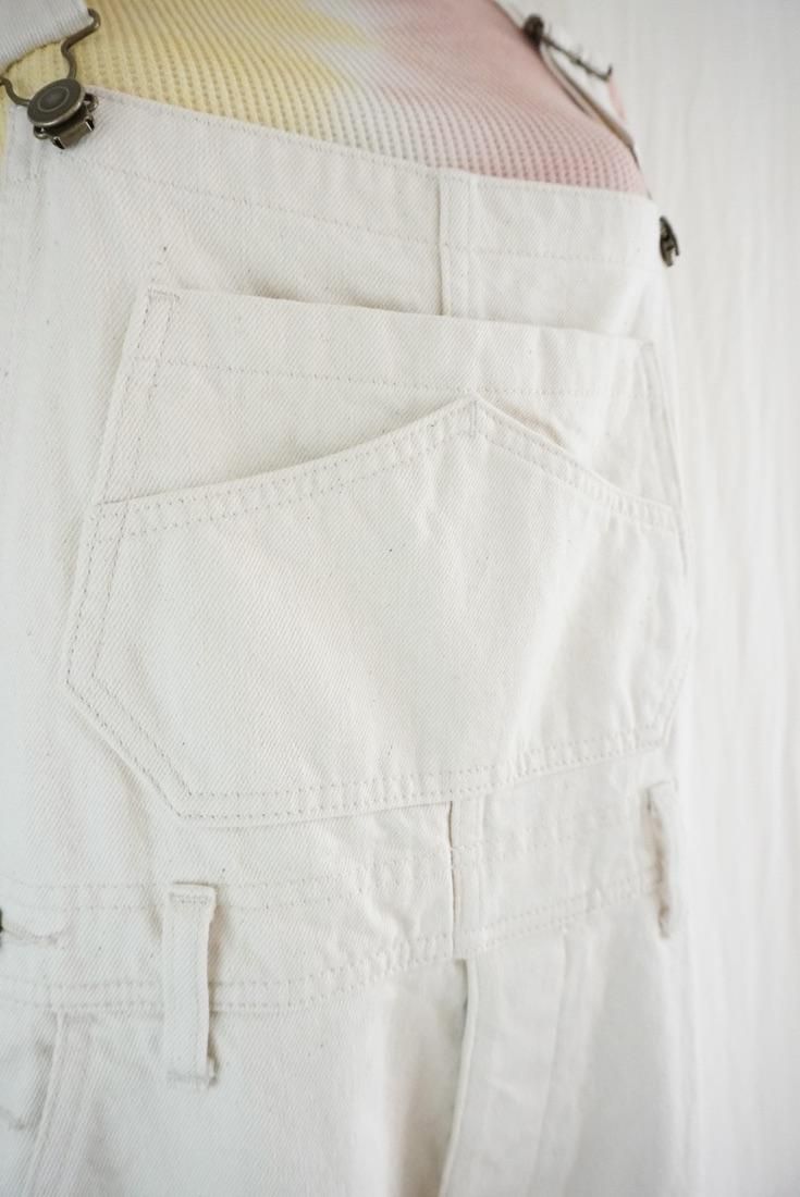 Organic Cotton Denim Overall   Natural 