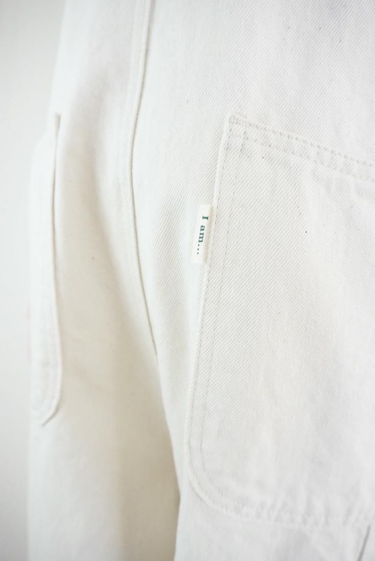 Organic Cotton Denim Overall   Natural 
