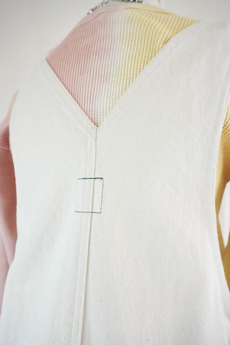 Organic Cotton Denim Overall   Natural 
