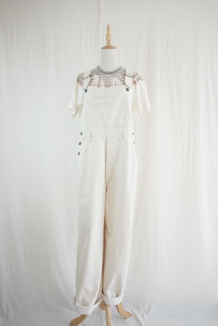 Organic Cotton Denim Overall   Natural 