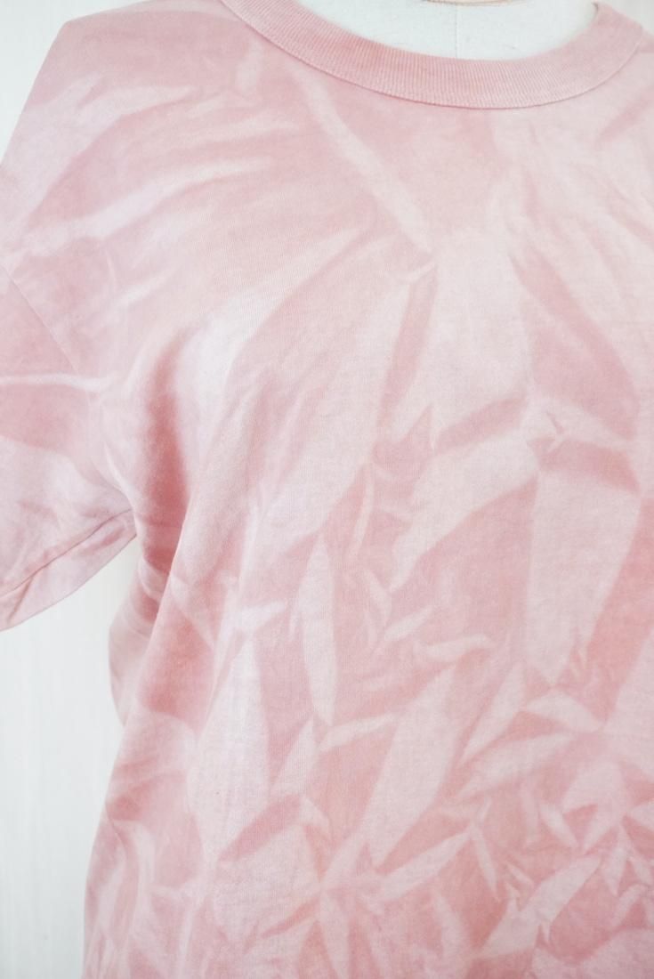 Organic Cotton Tee size M  Natural Dyed Redcoral