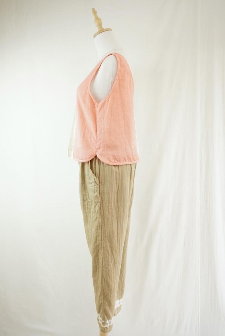 W gauze Easy Pants Hazelnuts 