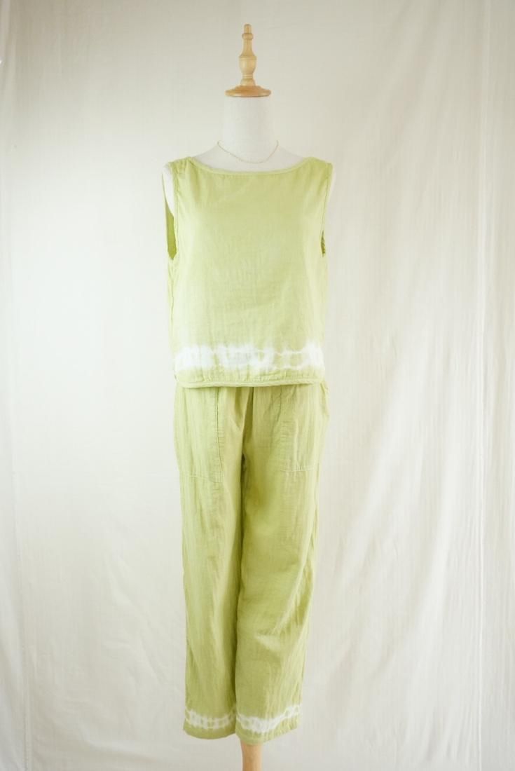 W gauze Easy Pants Ginkgo 