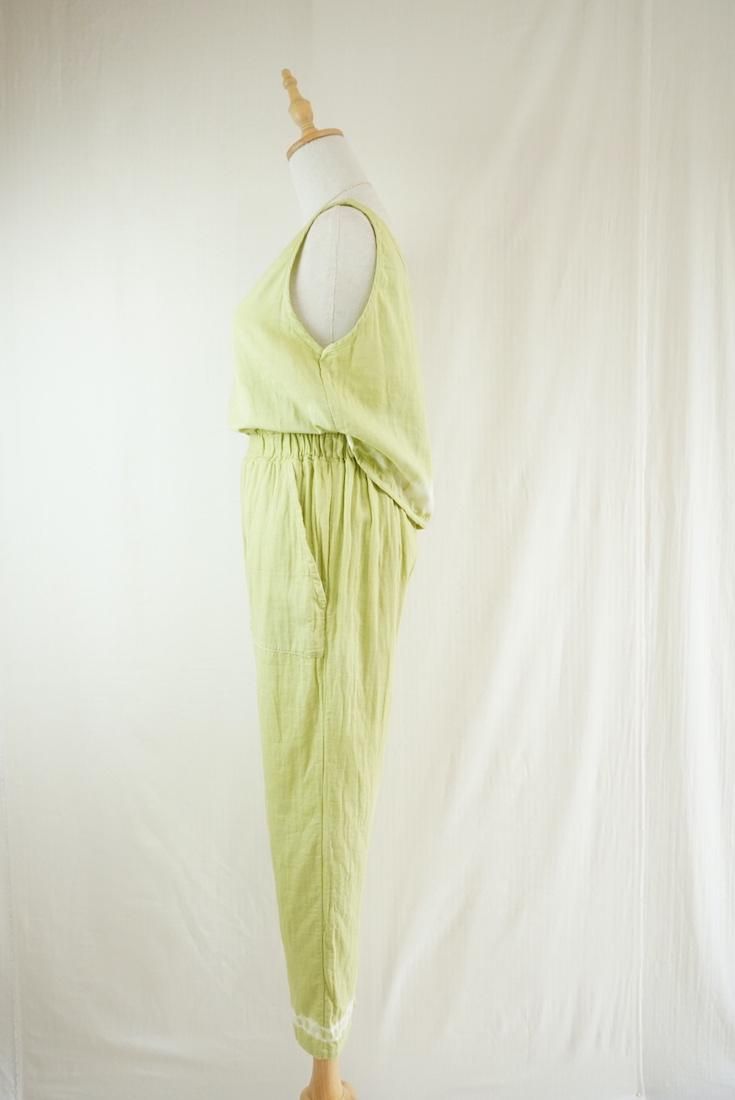 W gauze Easy Pants Ginkgo 