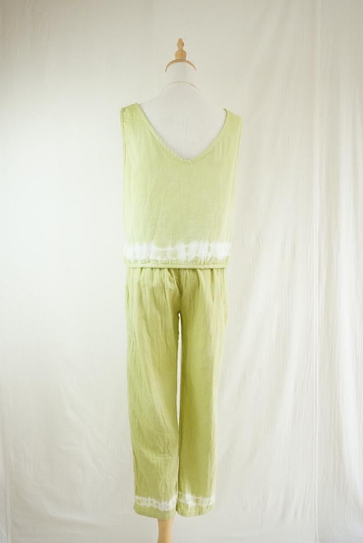 W gauze Easy Pants Ginkgo 