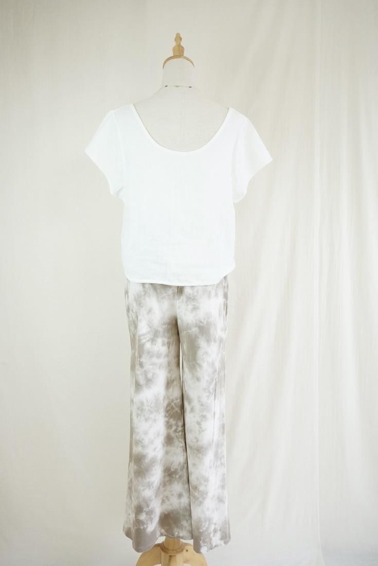 Cotton Relax Pants  Taupe 