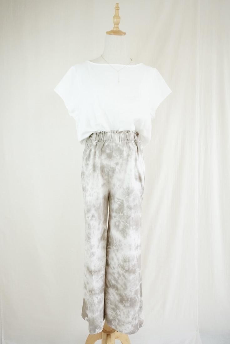 Cotton Relax Pants  Taupe 