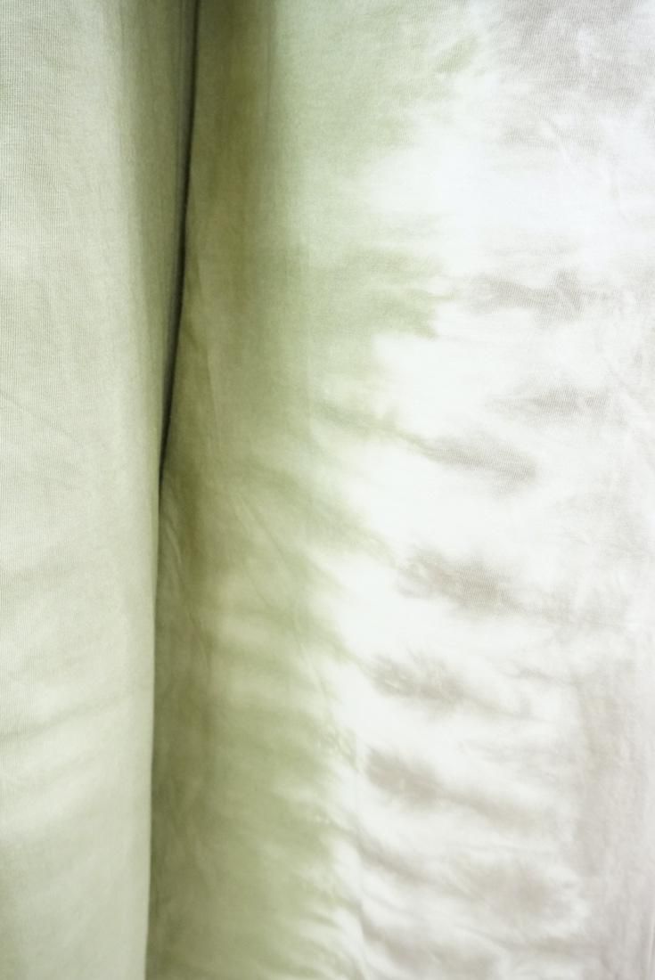 Cotton Relax Pants  Greentea x Taupe 