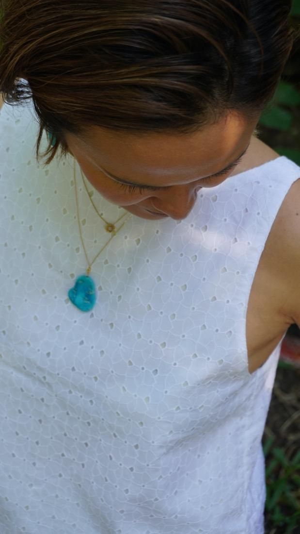 Lace Back Open Tank  White 