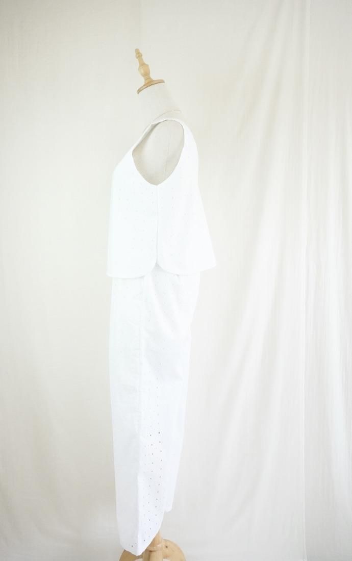 Lace Relax Pants  White 