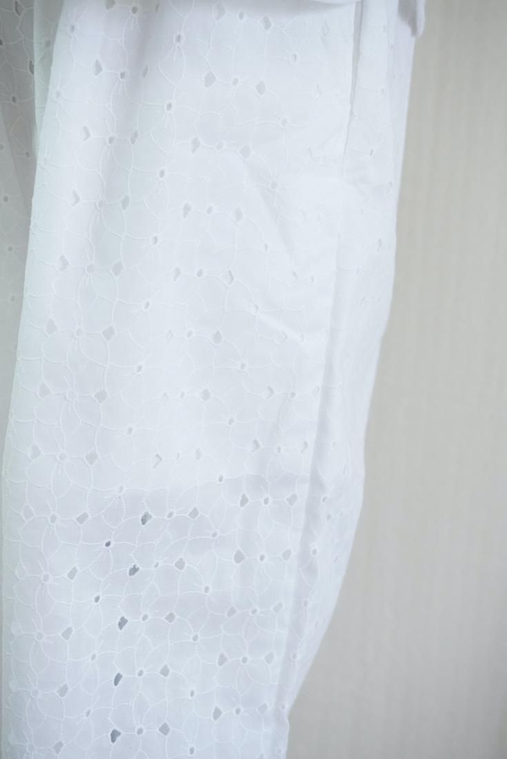 Lace Relax Pants  White 