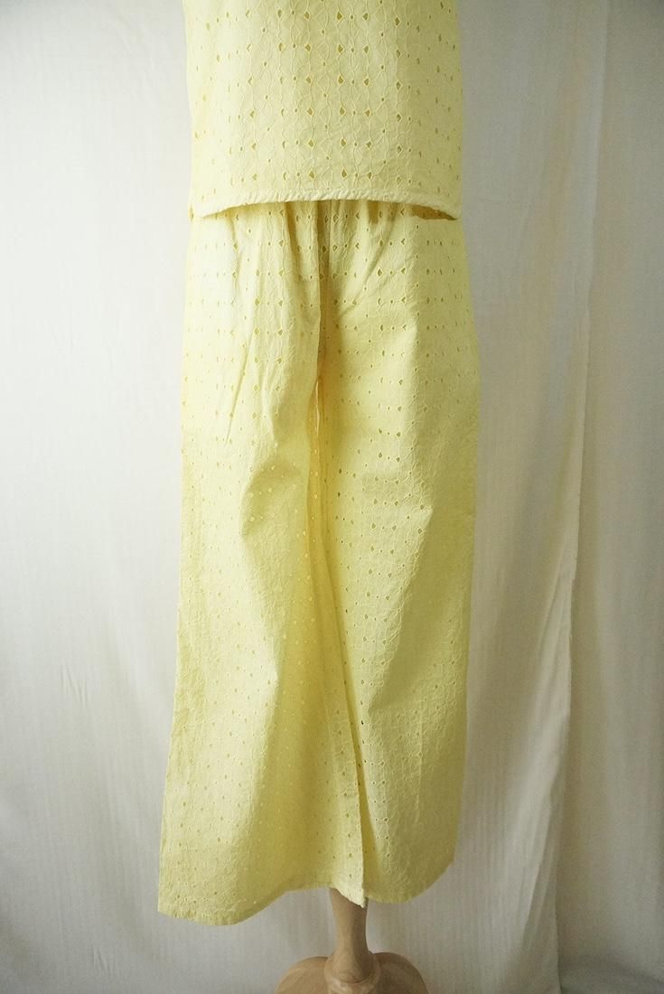 Lace Relax Pants  Lemon 