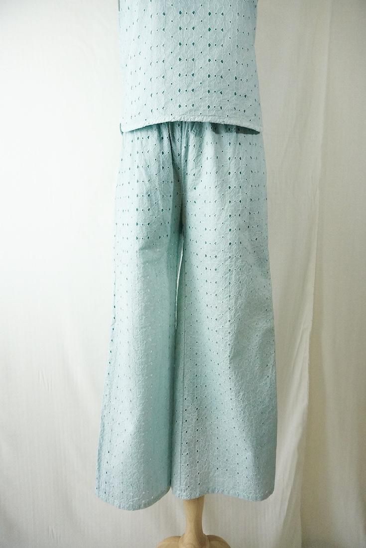 Lace Relax Pants “ Sage ”