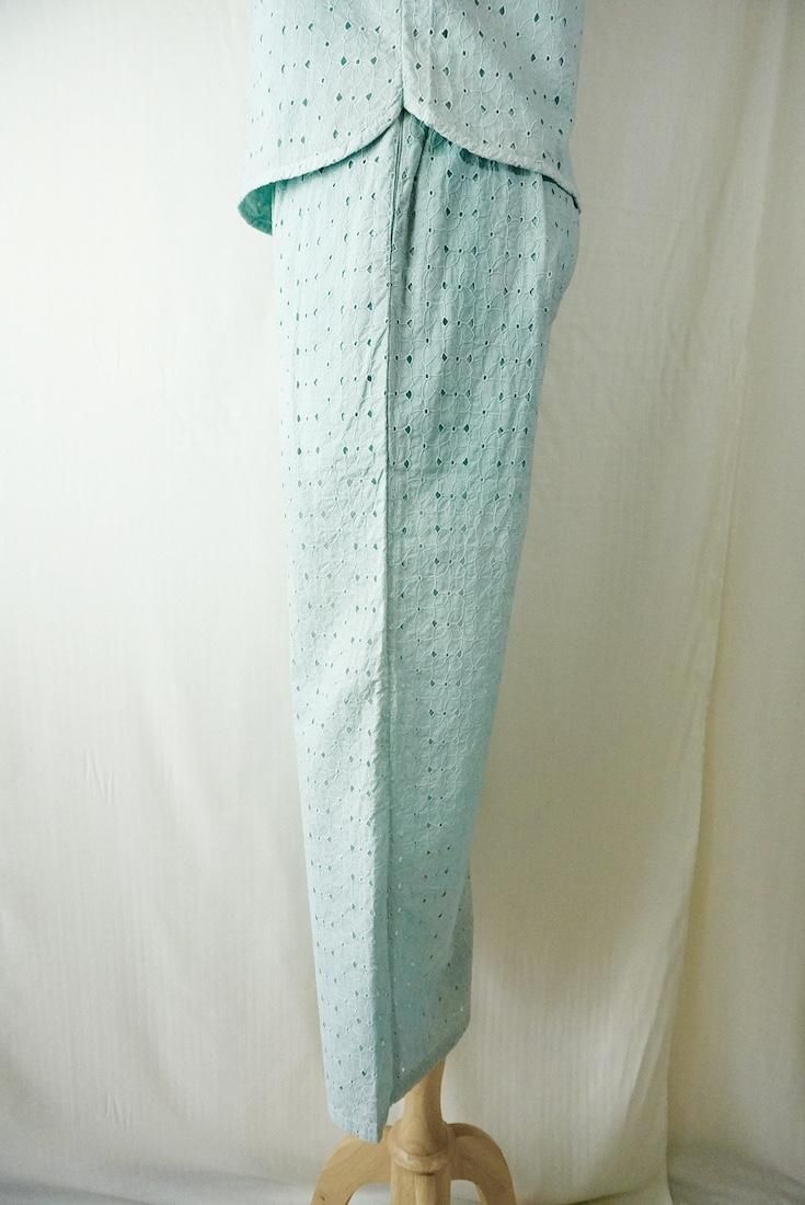 Lace Relax Pants “ Sage ”