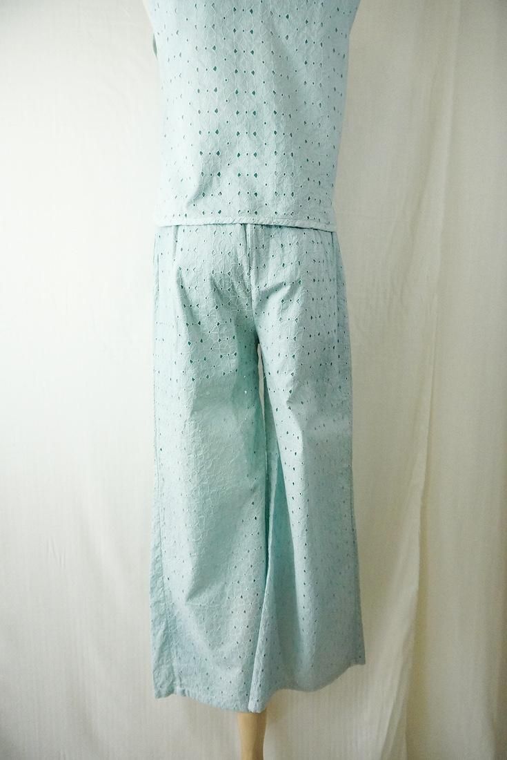 Lace Relax Pants “ Sage ”