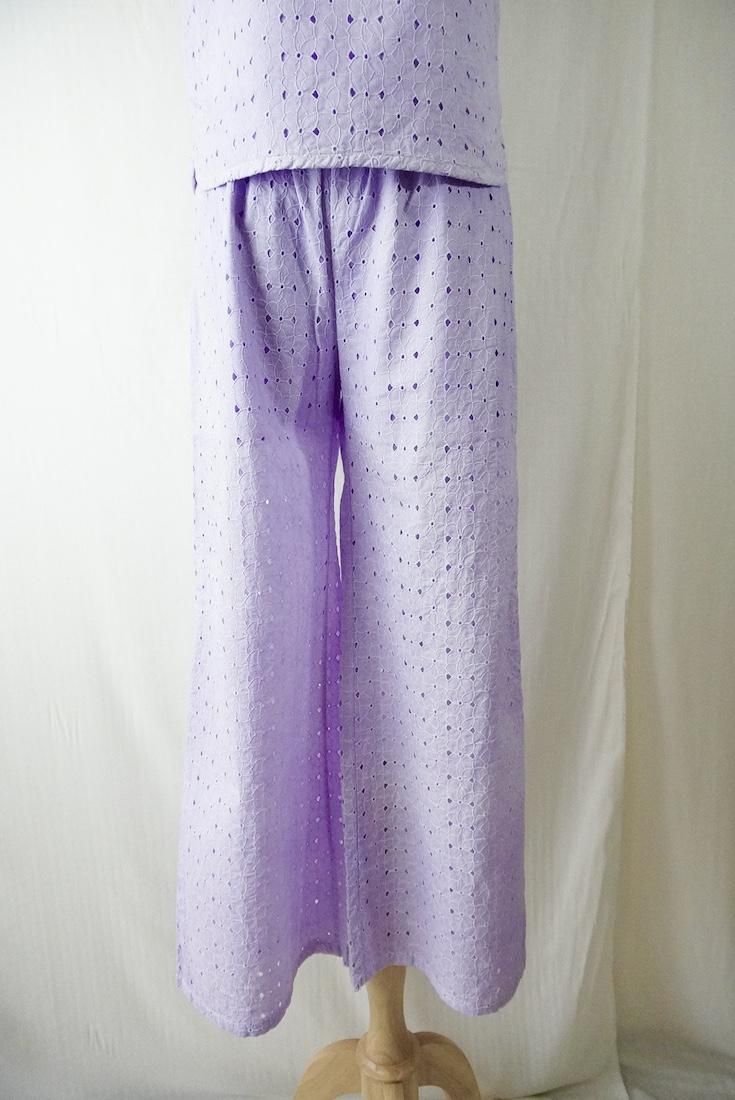 Lace Relax Pants  Lilac 