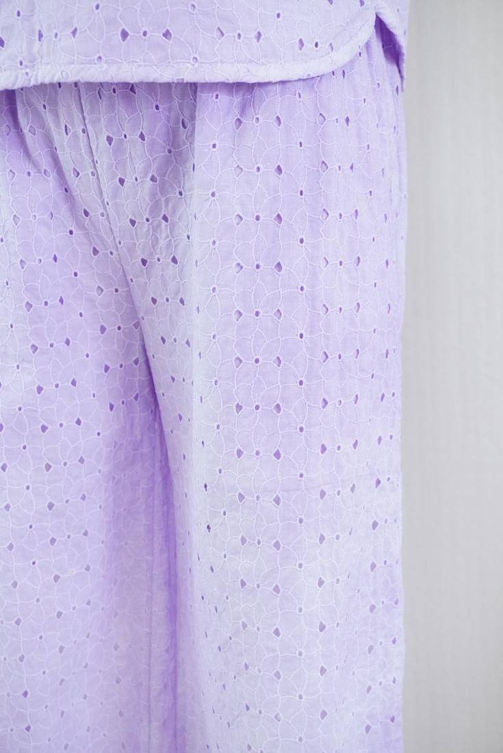 Lace Relax Pants  Lilac 