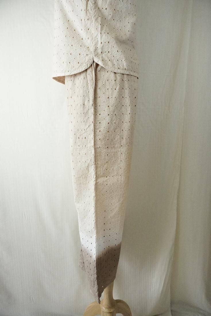 Lace Relax Pants  Sandybeach x Greige 