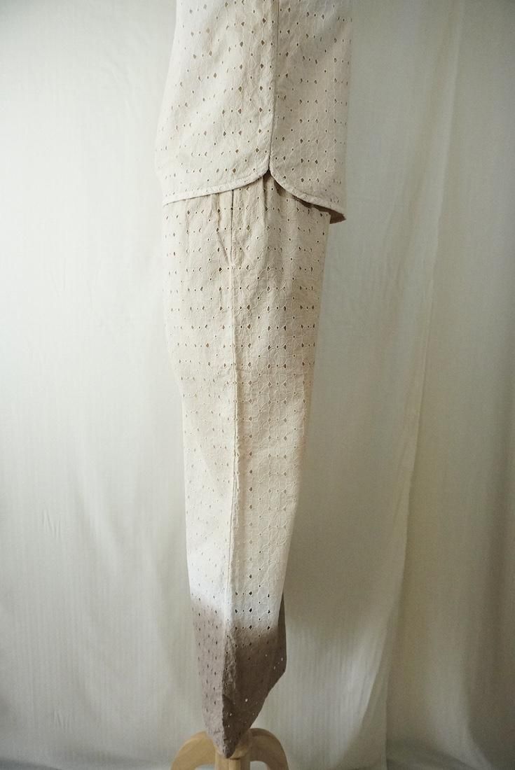 Lace Relax Pants  Sandybeach x Greige 
