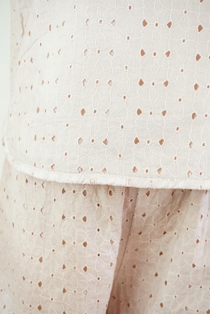 Lace Relax Pants  Sandybeach x Greige 