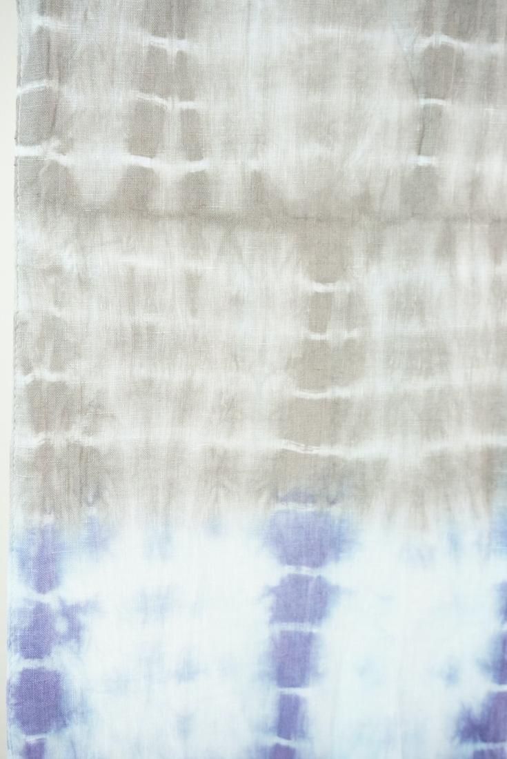 French Linen & Ribbon  Black x Lavender x Taupe 