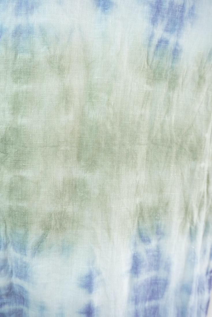 French Linen & Ribbon  Black x Lavender x Greentea 