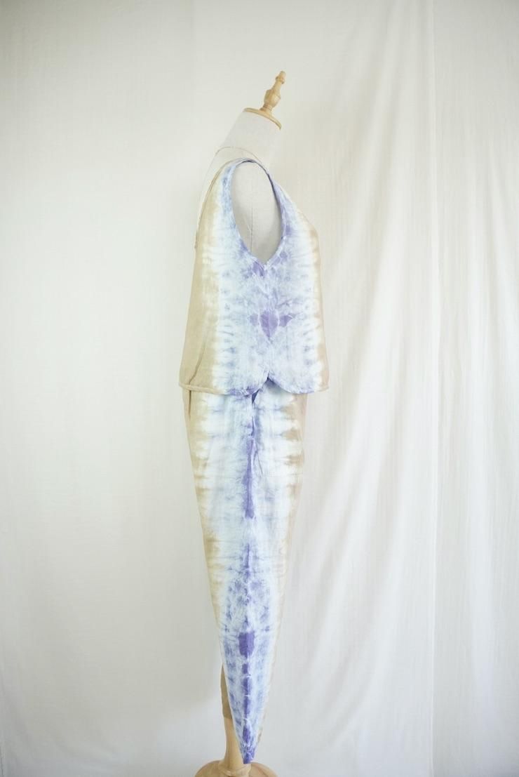 French Linen Easy Pants Hazelnuts x Lavender 
