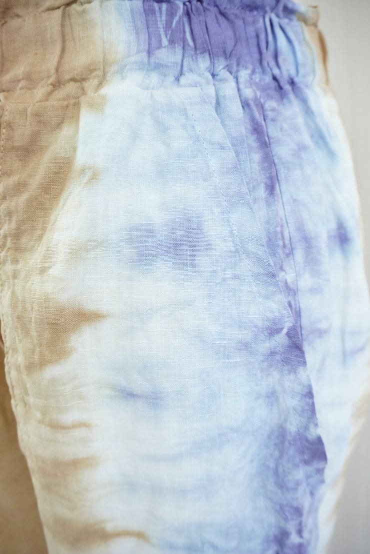 French Linen Easy Pants Hazelnuts x Lavender 