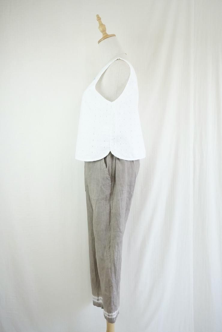 French Linen Easy Pants Taupe