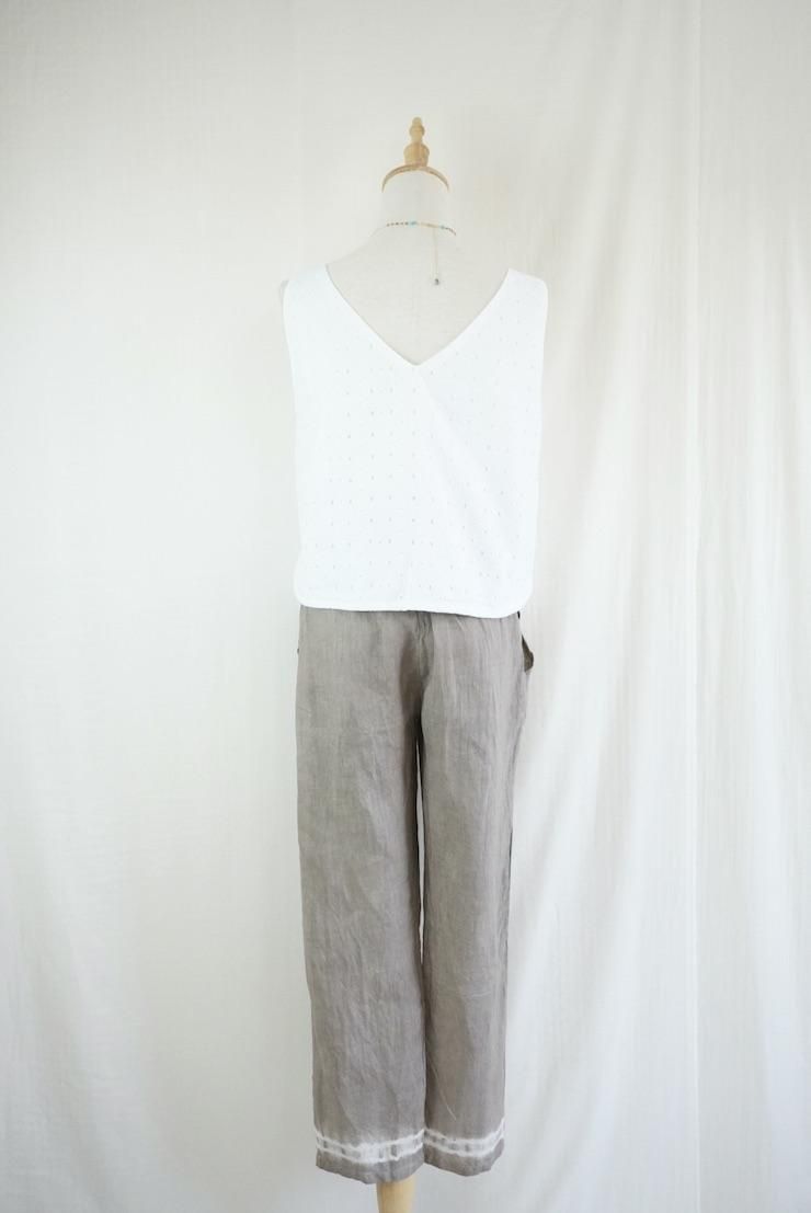French Linen Easy Pants Taupe