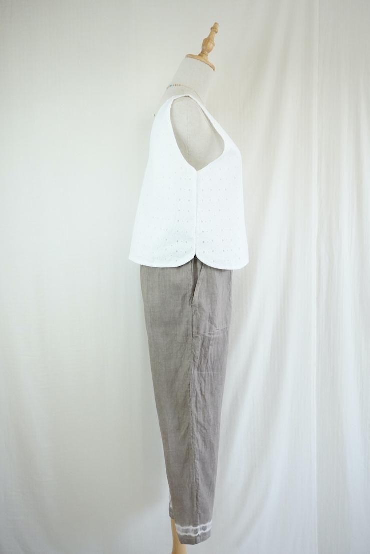 French Linen Easy Pants Taupe