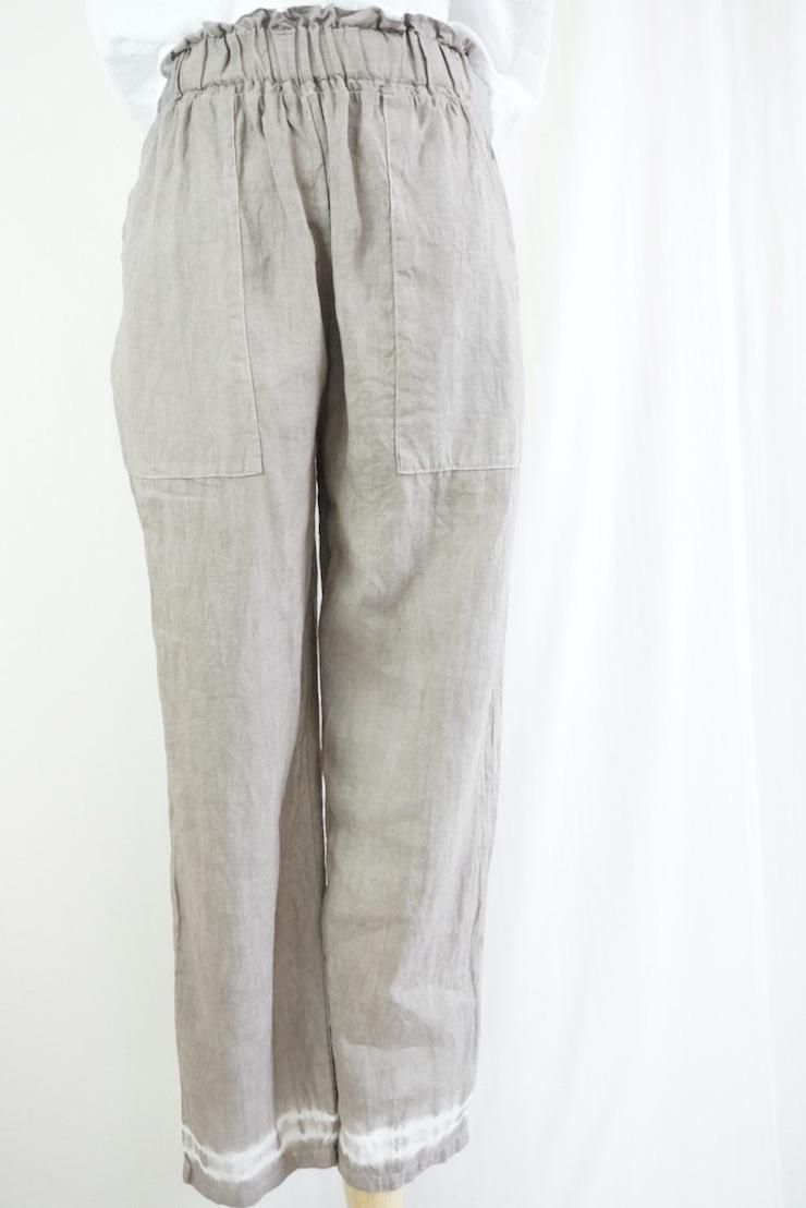 French Linen Easy Pants Taupe