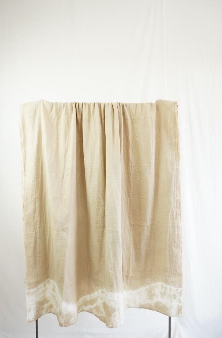 Organic Cotton W-gauze Big stole  Hazelnuts 