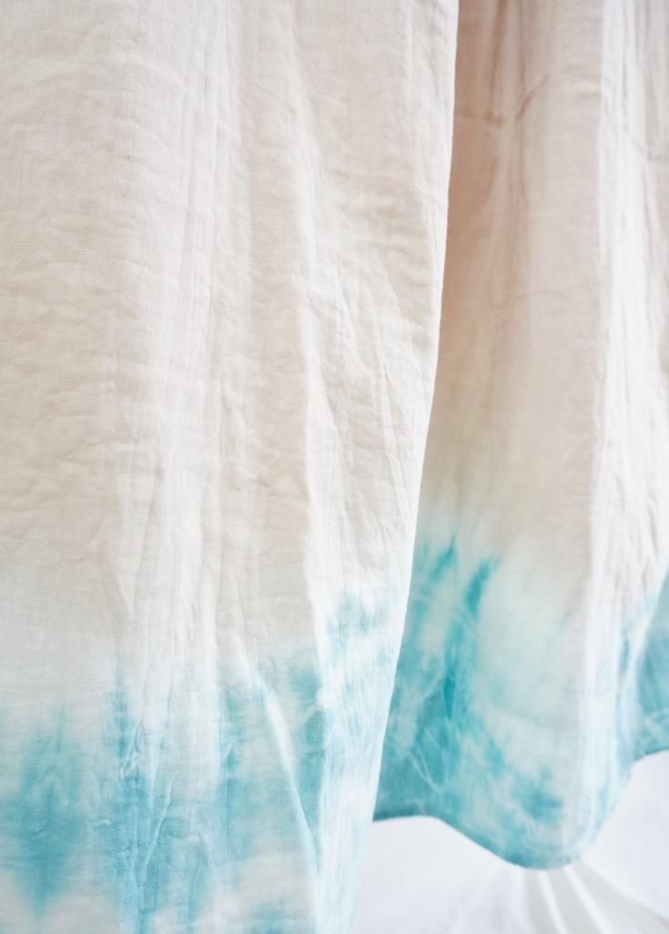 Organic Cotton W-gauze Big stole  Sandybeach x Under the sea 