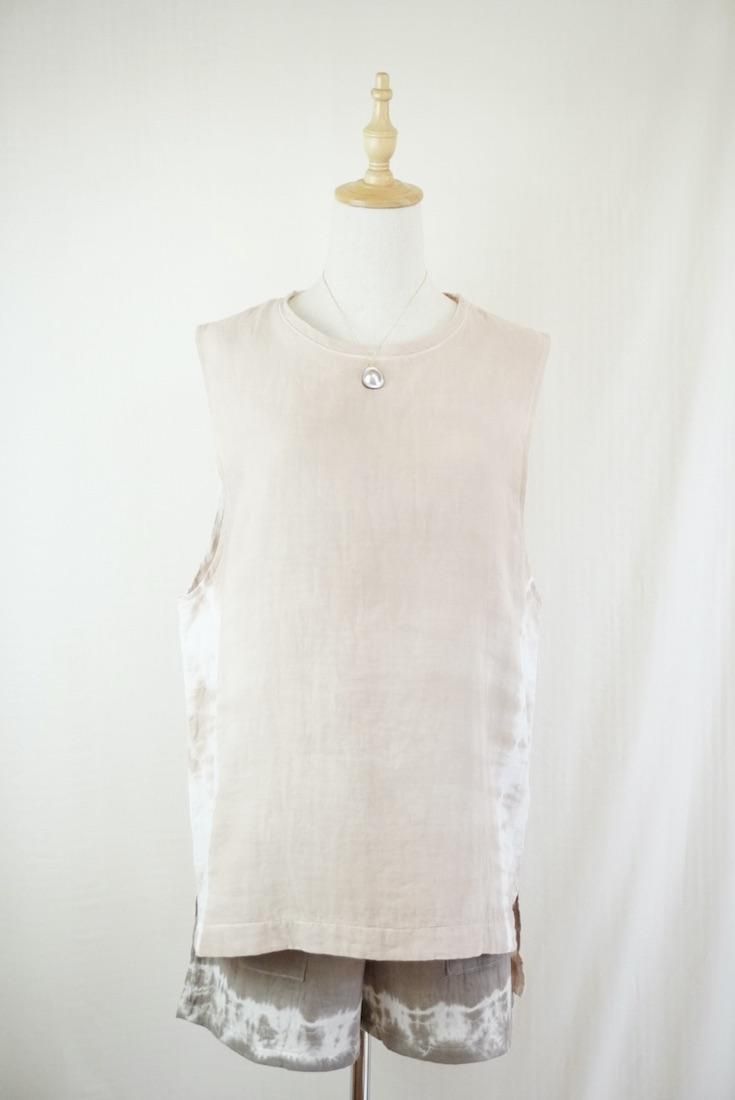 W gauze Big silhouette tank Seed 