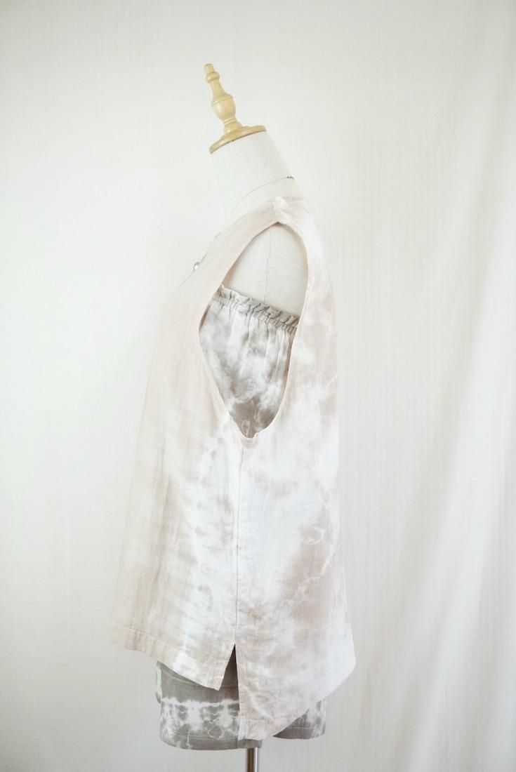 W gauze Big silhouette tank Seed 