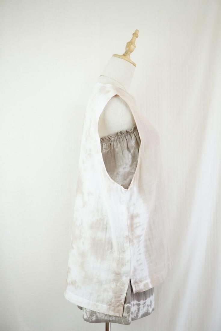 W gauze Big silhouette tank Seed 