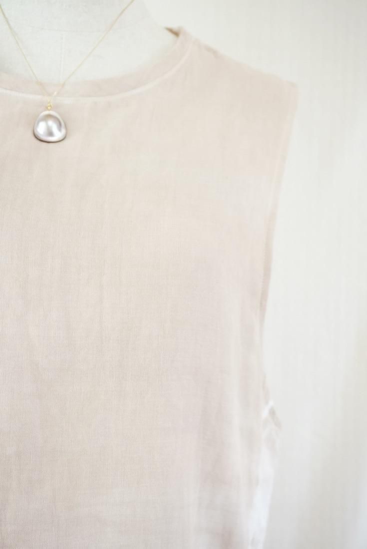 W gauze Big silhouette tank Seed 