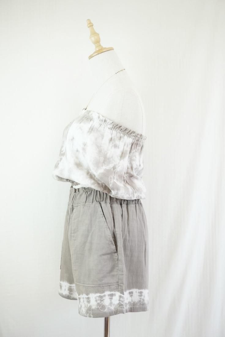 W gauze Easy Shorts Taupe