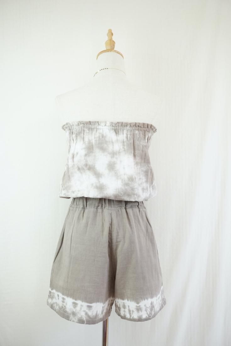 W gauze Easy Shorts Taupe